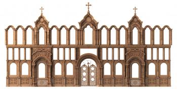 Iconostasis (IKN_0117) 3D model for CNC machine